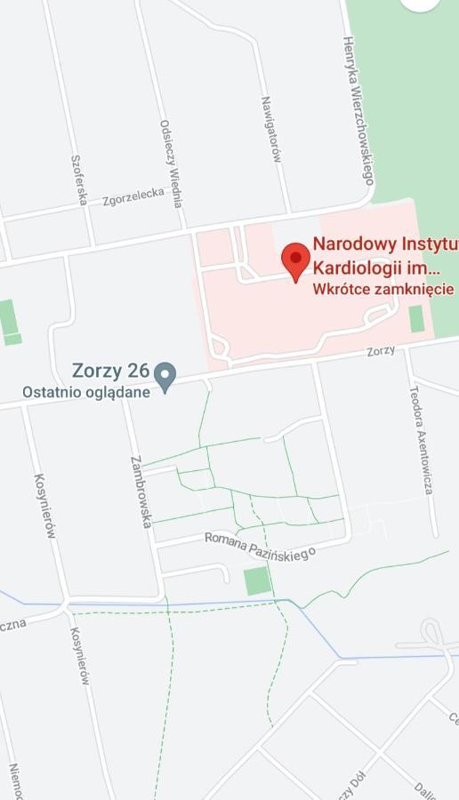 Apartament Zorzy Przy Instytucie Kardiologii Anin Apartment Varşovia Exterior foto